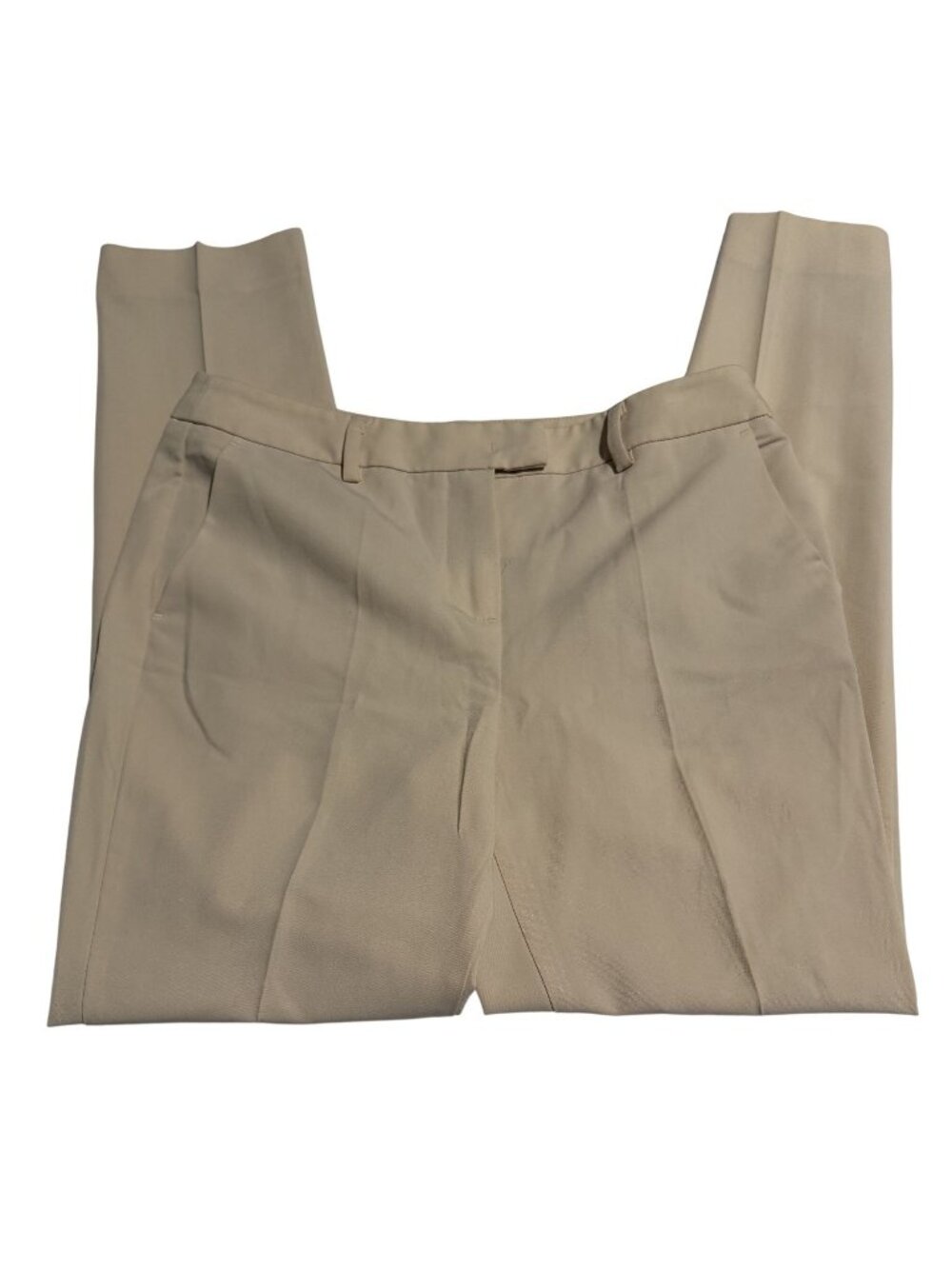 Sisley Womens Beige Dress Pants Size 4 Office Wear Slim Fit